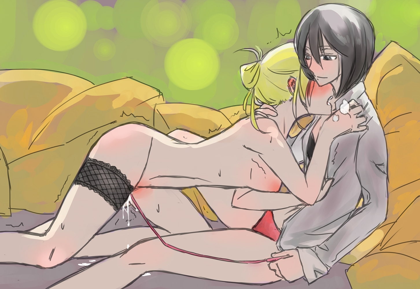 Pairing: Annie x Mikasa. 