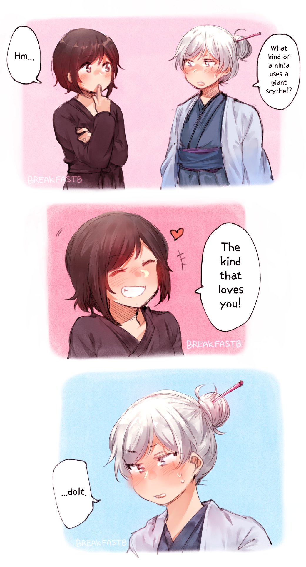 Dynasty Reader Image › Chadolbaegi Rwby Ruby X Weiss Indie Yuri