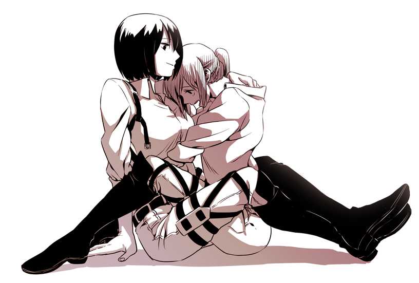 Doujin: Attack on Titan. →. ←. Pairing: Mikasa x Sasha. 