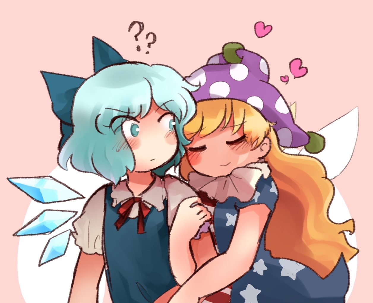 Dynasty Reader » Image › Myomyo, Cirno x Clownpiece, Touhou Project, Yuri