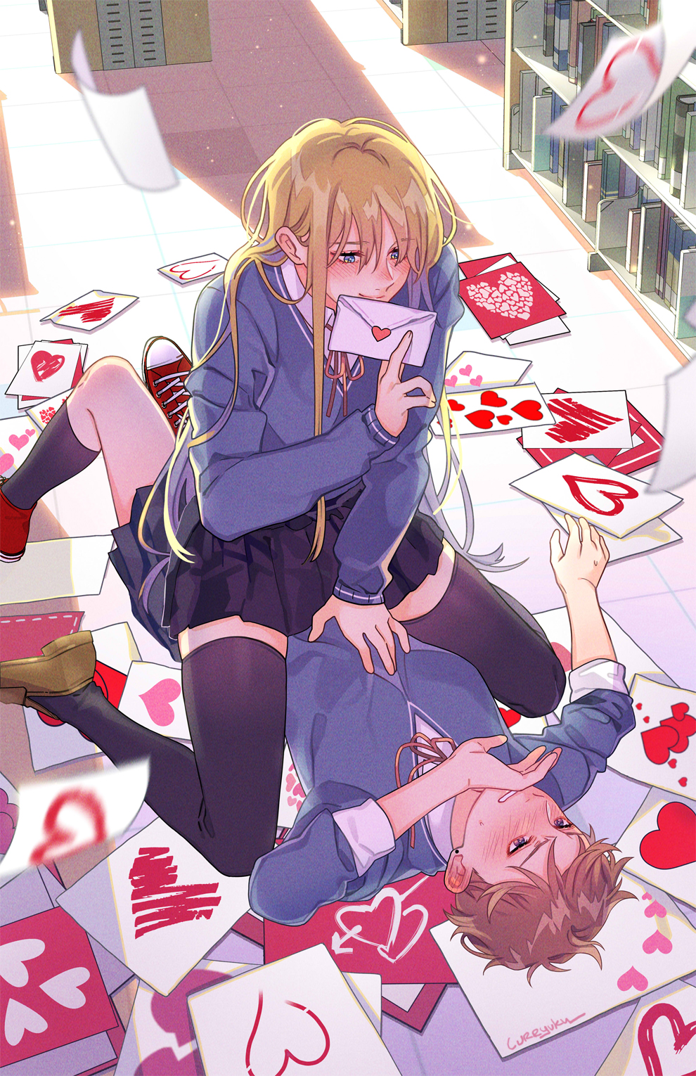 Dynasty Reader » Image › Curryuku, Not So Shoujo Love Story, Valentine's,  Official, Yuri