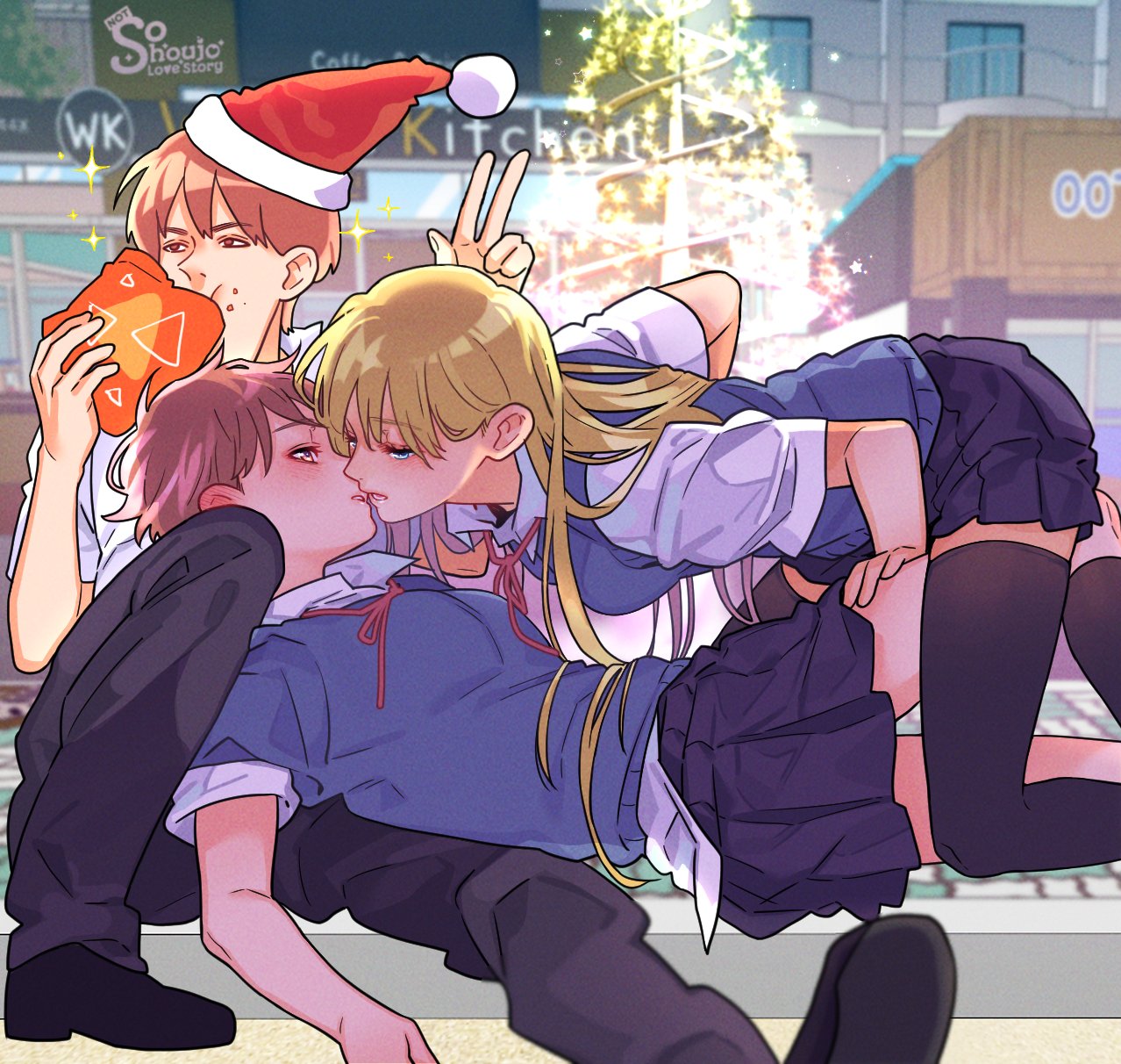 Dynasty Reader » Image › Curryuku, Not So Shoujo Love Story, Official,  Christmas, Yuri