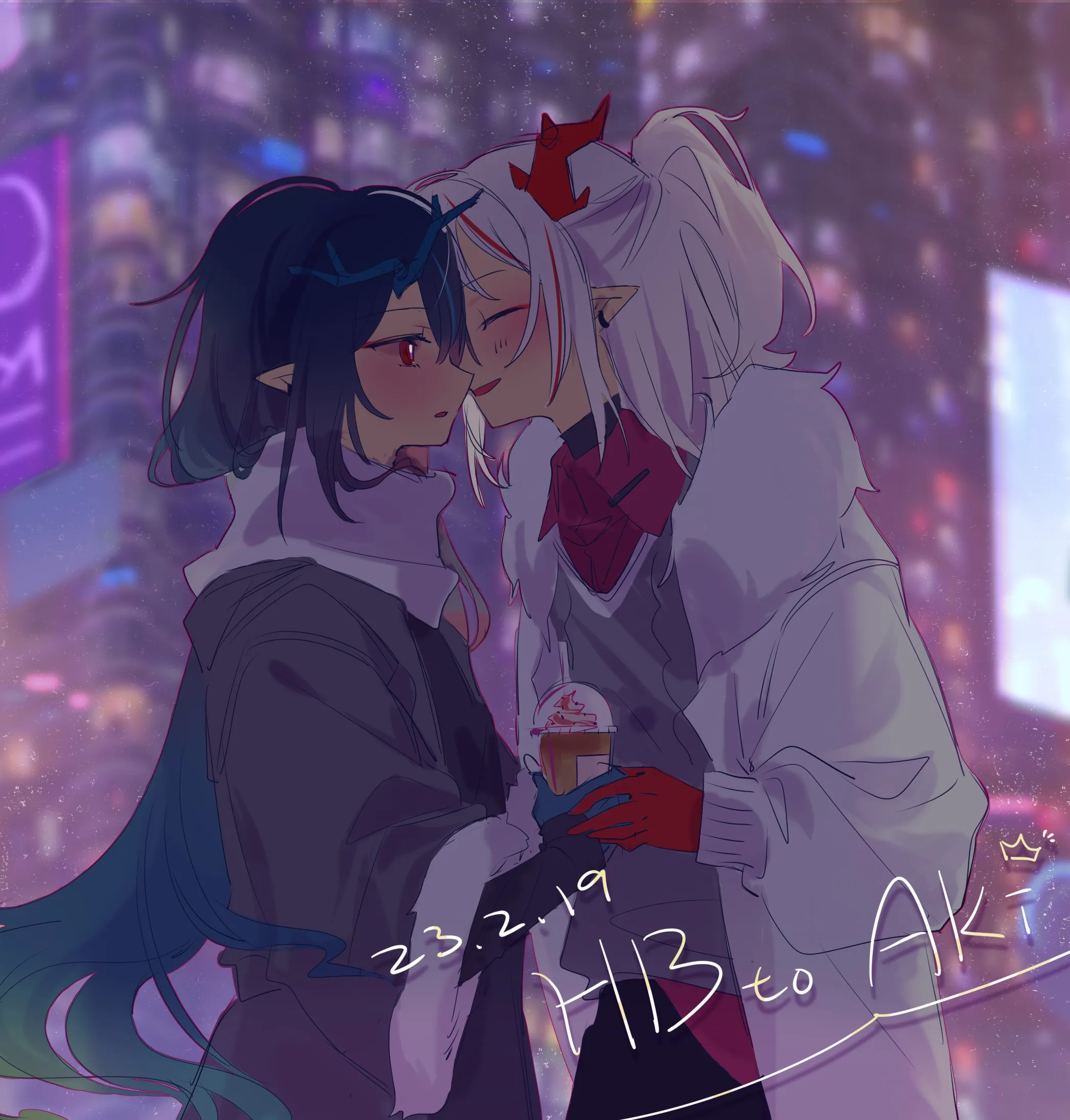 __dusk_and_nian_arknights_drawn_by_kemono_fukanasumi__95ff4ac2b9e8369c9c27aa4a437e1001